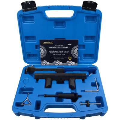 AUTOOL Engine Timing Tool Set 7pc Auto Repair Professional Tools Camshaft Alignment Timing Tool Kit for Audis VWs